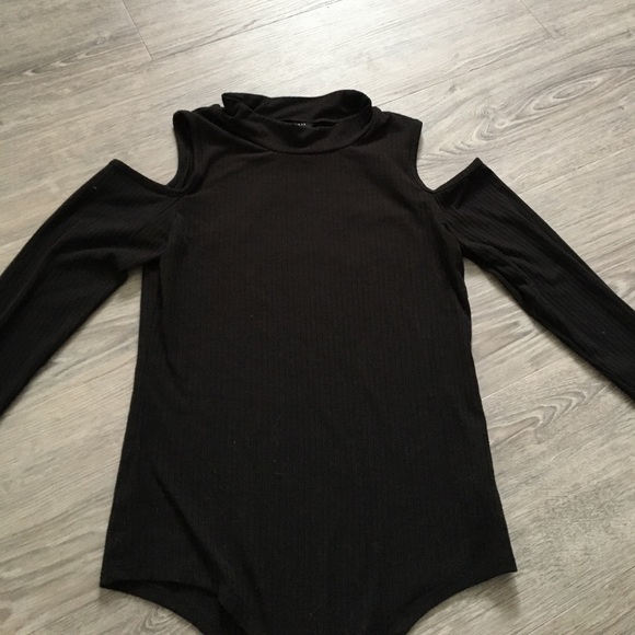 Black Semi Turtleneck bodysuit - Urban Planet - Picture 3 of 4
